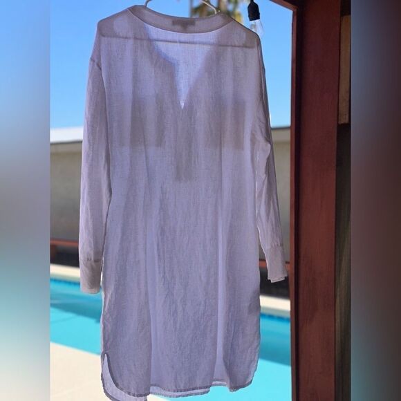 Tommy Bahama Linen silk 3/4 sleeve dress/swimsuit cover sz M - Picture 10 of 10